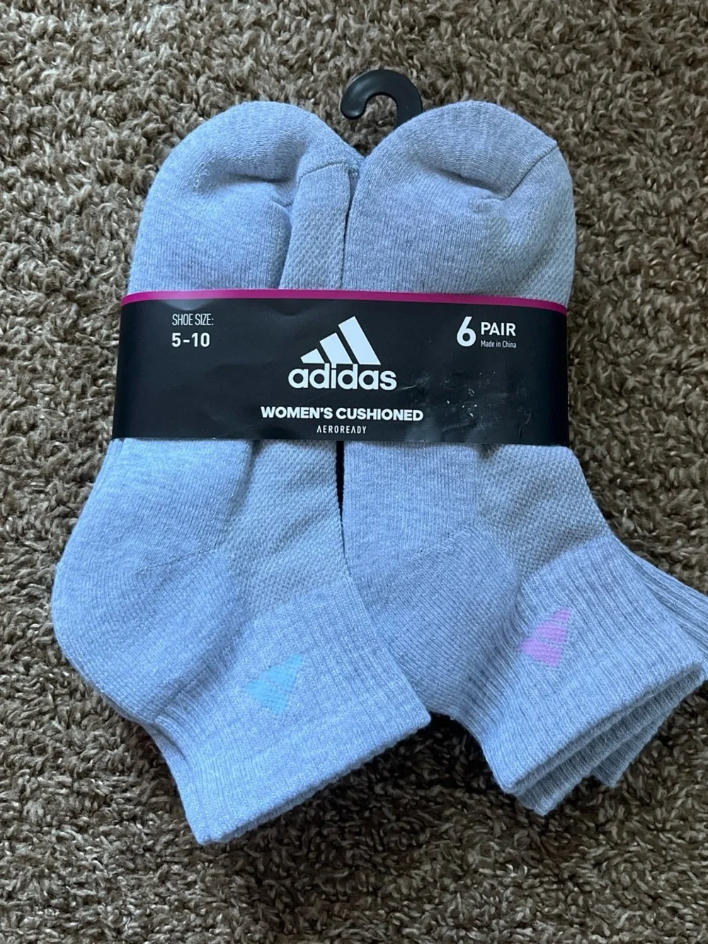 adidas Women's Cushioned Socks (6 Pair)
